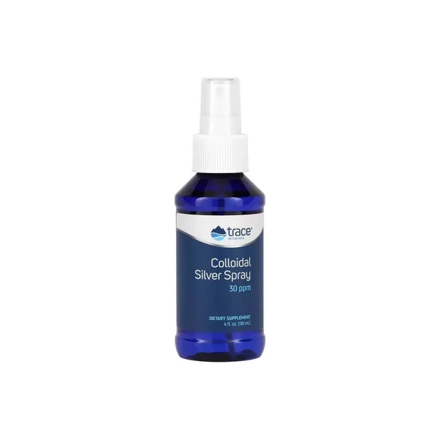 Минералы Trace Minerals Коллоидное серебро, Colloidal Silver Spray, 118 мл (TMR-00319) - изображение 1