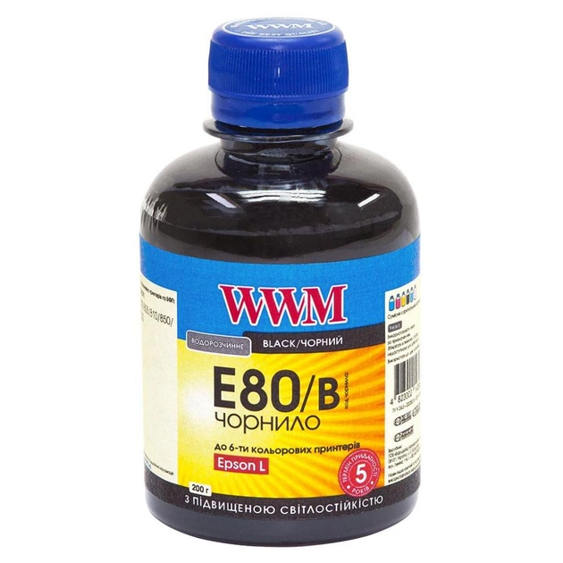 Чорнило WWM EPSON L800 black (E80/B) - зображення 1