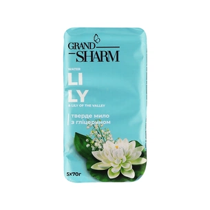Тверде мило Grand Шарм Конвалія та водяна лілія 5 х 70 г (4820195500538) изображение 1