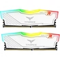 Модуль пам'яті для комп'ютера DDR4 16GB (2x8GB) 2400 MHz T-Force Delta White RGB Team (TF4D416G2400HC15BDC01) - зменшене зображення 1