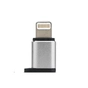 Перехідник Visual MicroUSB to Lightning, silver Remax (RA-USB2-SILVER) - зменшене зображення 1