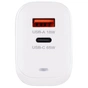 Зарядний пристрій XoKo 1xUSB-C PD65W + 1xUSB QC3.0 GaN white (XK-QC-620) - зменшене зображення 8