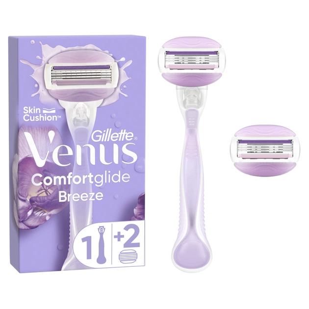 Бритва Gillette Venus ComfortGlide Breeze з 2 змінними картриджами (7702018886166) - picture 1