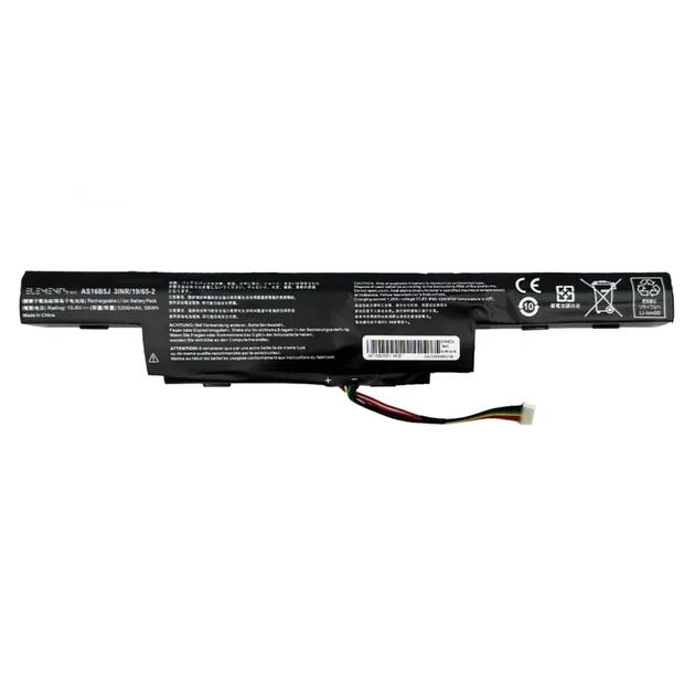 Аккумулятор для ноутбука Acer Aspire E5-575G AS16B5J 56Wh (5200mAh), 6cell, 10.8V, Li-ion AlSoft (A71019) - изображение 1