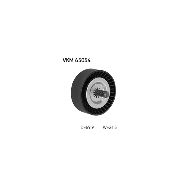 Ролик натягувача ременя SKF VKM 65054 - зображення 1