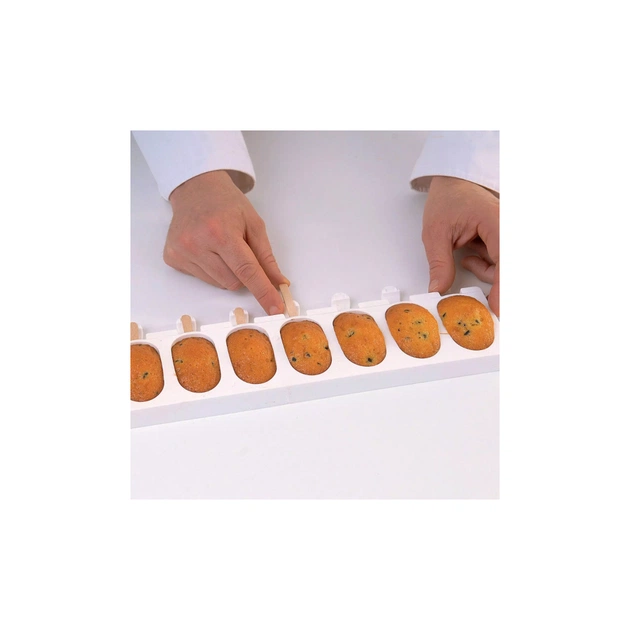 Форма для морозива Silikomart серія "Gelateria" Ескімо Класичне 2 форми, 2 таці, 100 паличок (GEL01M) - picture 3