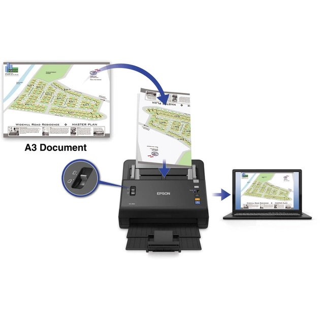 Сканер Epson WorkForce DS-860N (B11B222401BT) - picture 9