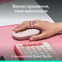 Мишка Logitech POP Mouse With Emoji Bluetooth Rose (910-007413) - зменшене зображення 5
