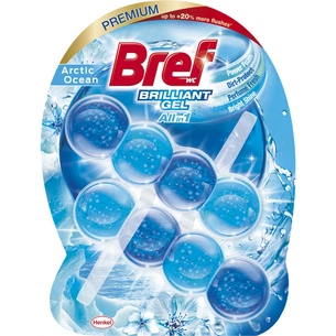 Туалетний блок Bref Блискучий гель Арктичний океан 42 г х 2 шт. (9000101509366) зображення 1