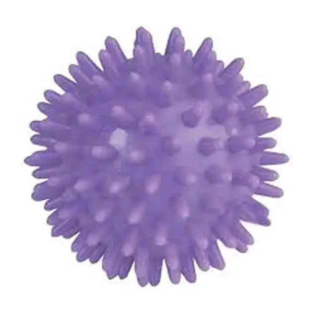 Масажний м'яч Toorx PVC 7,5 см Verde та 9 см Viola Набір 2 шт AHF-001 (932097) - picture 3