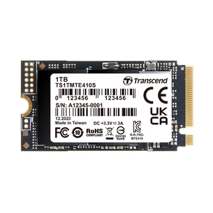 Накопичувач SSD M.2 2242 1TB Transcend (TS1TMTE410S) зображення 1