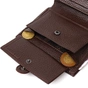 Портмоне Bond Accessories З натуральної зернистої шкіри Коричневе (22056) - уменьшенное изображение 9