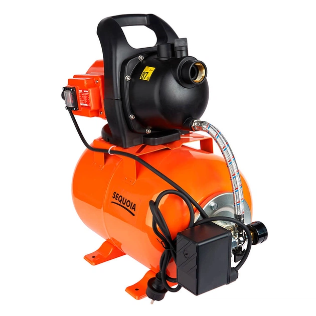 Насосная станция SEQUOIA 0.8 кВт, для чистой воды, 3400 л/ч, вес 10,5 кг (SAPS800) - изображение 3