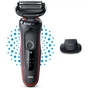 Електробритва Braun Series 5 51-R1200s BLACK / RED - зменшене зображення 5