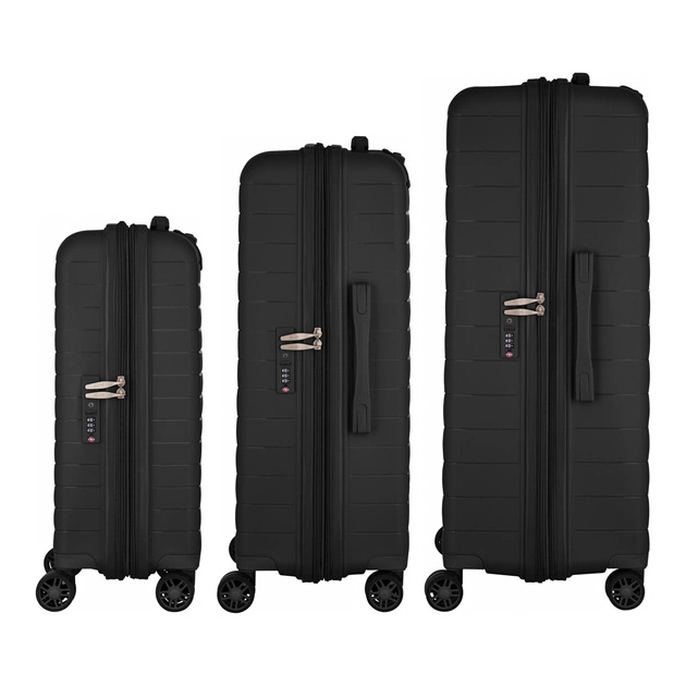 Набір валіз 2E Aero (L+M+S), чорні (2E-SPP-AERO-SET3-BK) - зображення 5