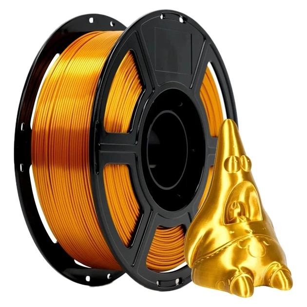 Пластик для 3D-принтера Flashforge PLA 1,75mm 1kg Silk Gold (SLG) - изображение 1