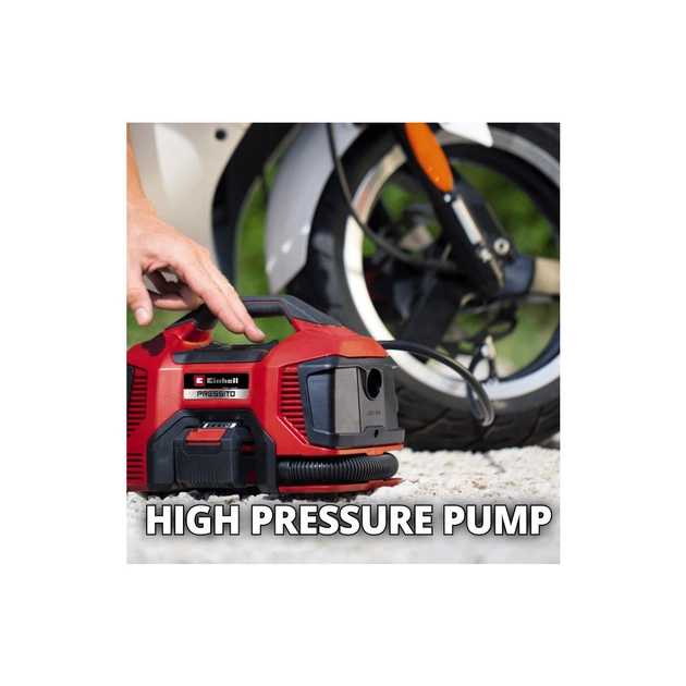 Автомобільний компресор Einhell PRESSITO 18/21, 18В, PXC (без АКБ і ЗП) (4020467) - зображення 5
