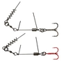 Оснащення Savage Gear SS Corkscrew Stinger 3G 1X 1/0 35kg Red + BN (2 шт/уп) (1854.17.86) - зменшене зображення 1
