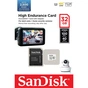 Карта пам'яті SanDisk 32GB microSDHC class 10 UHS-I U3 V30 High Endurance (SDSQQNR-032G-GN6IA) - зменшене зображення 2