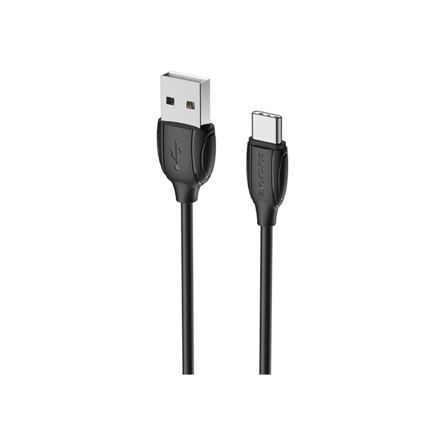 Дата кабель USB 2.0 AM to Type-C 1.0m BX19 Benefit 3A Black BOROFONE (BX19CB) - зображення 1