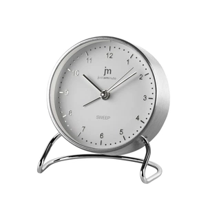 Настільний годинник Lowell будильник, сріблястий (JA7088S) зображення 1