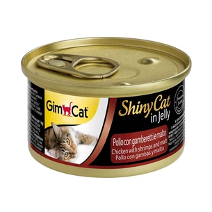 Консерви для котів GimCat Shiny Cat курка, креветка і мальт 70 г (4002064413273) зображення 1