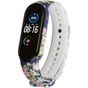 Ремінець до фітнес браслета Armorstandart для Xiaomi Mi Band 5 Blue With Flowers (ARM57015) - уменьшенное изображение 2