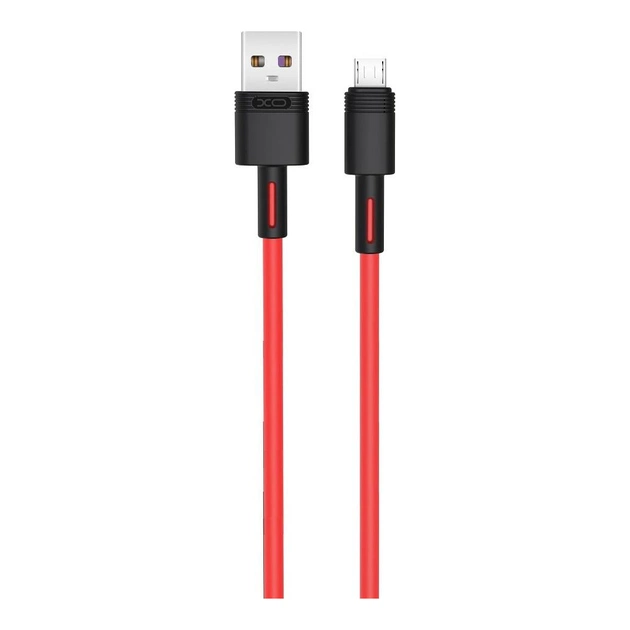 Дата кабель USB 2.0 AM to Micro 5P 1.0m 5A red XO (NB166-M-1-RD) - изображение 1