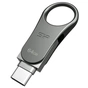 USB флеш накопичувач Silicon Power 64GB Mobile C80 Silver USB 3.2 (SP064GBUC3C80V1S) - зменшене зображення 2