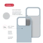 Чехол для мобильного телефона Intaleo Silicone Case Apple iPhone 17 Pro Max Light Blue (1283126630538) - уменьшенное изображение 5