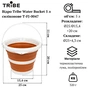 Відро складане Tribe Water Bucket 5 л terracota (T-FJ-0047-terracota) - зменшене зображення 3