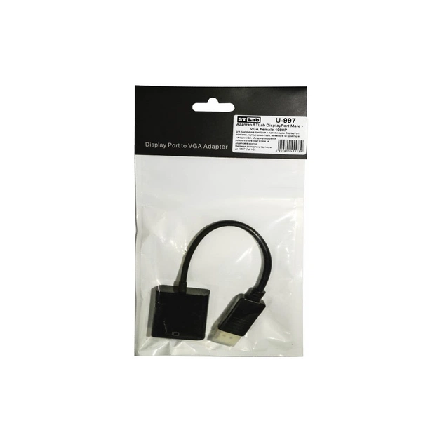 Перехідник ST-Lab DisplayPort Male - VGA Female, 1080P (U-997) - picture 6