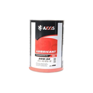 Трансмісійна олива AXXIS 80W-90 GL-4/GL-5 10л (ax-1008) зображення 1