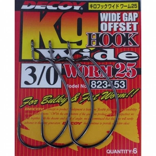 Гачок Decoy Worm25 Hook Wide 3/0 (6 шт/уп) (1562.02.74) зображення 1