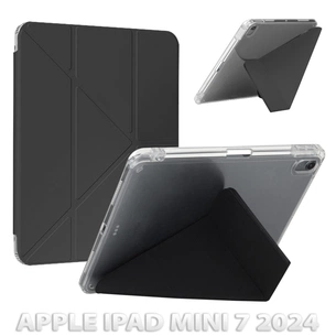 Чохол до планшета BeCover Ultra Slim Origami Transparent Apple iPad Mini 7 2024 Black (712934) зображення 1