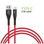 Дата кабель USB 2.0 AM to USB-C 1.2m Red Intaleo (1283126559464) - зменшене зображення 1
