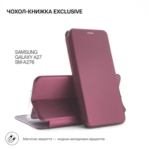 Чехол для мобильного телефона BeCover Exclusive Samsung Galaxy A27 SM-A276 Red Wine (715687) изображение 1