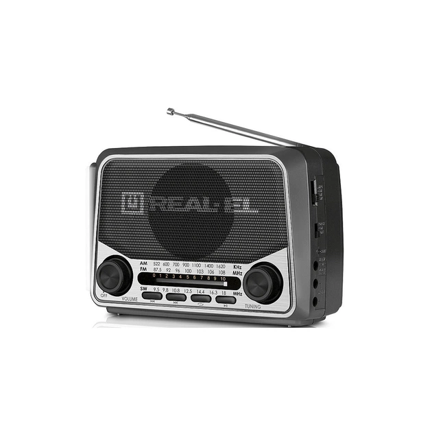 Портативний радіоприймач REAL-EL X-525 Grey (EL121800004) - picture 3