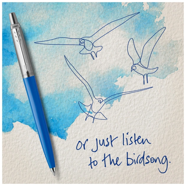 Ручка кулькова Parker JOTTER 17 Originals Blue CT BP в Eco упаковці (15 132e) - picture 5