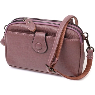 Сумка Vintage З натуральної шкіри Пудрова (22126) зображення 1