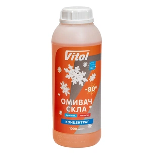 Омыватель автомобильный Vitol -80 Orange 1л (VITOL-WWFC-80ORG1) изображение 1