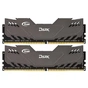 Модуль пам'яті для комп'ютера DDR4 16GB (2x8GB) 2666 MHz Dark Gray Team (TDGED416G2666HC15ADC01) - уменьшенное изображение 1