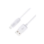 Дата кабель USB 2.0 AM to Lightning 2.0m 2.4A X1 white HOCO (6957531032014) - зменшене зображення 3
