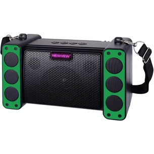 Акустична система NEWVEW NV-9172 Solar Panel/BT/USB/TF/FM Green (NWVW-NV-9172-GN) зображення 1
