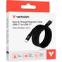Дата кабель USB-C to USB-C 1.2m Magnetic 100W black Verbatim (31863) - уменьшенное изображение 3