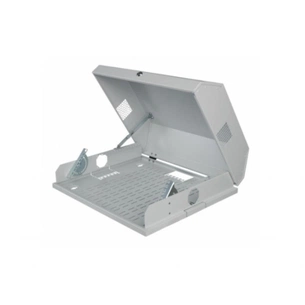 Шафа настінна Mirsan SLIM 3+5U 19" 537x475, RAL 7035 (MR.SLM.02) зображення 1