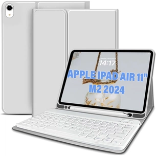 Чохол до планшета BeCover Keyboard Apple iPad Air 11" M2/M3 (2024/2025) Gray (711396) зображення 1