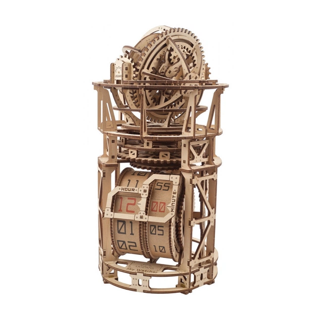 Конструктор Ugears Астроном. Настільний годинник із турбійоном (6337289) - зображення 1