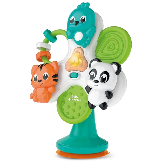 Погремушка Clementoni на присоске Round & Round Animals (17915) - изображение 1