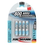 Акумулятори Ansmann AAA/HR03 NI-MH 800 mAh BL 4 шт - уменьшенное изображение 1